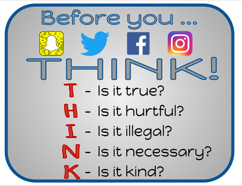 Think about posting on Social Media